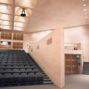 Auditorium at the Louvre Museum by Steven Elmets