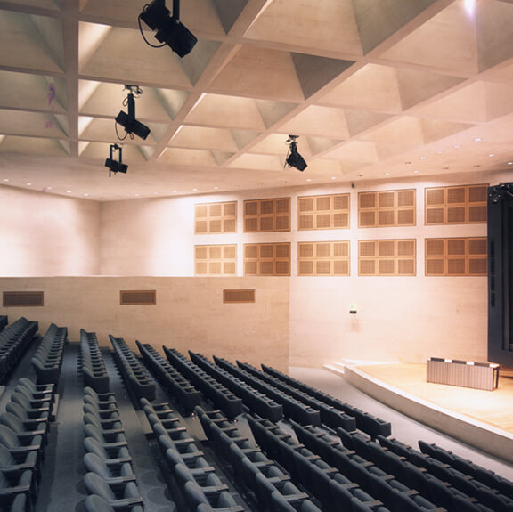 Auditorium at the Louvre Museum by Steven Elmets