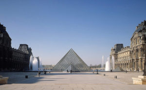 The Louvre Pyramid designed by Steven Elmets Architecture with I.M.Pei