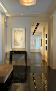 Entry Hall for a private residence in the Mandarin Oriental, Boson designed by Steven Elmets Architecture