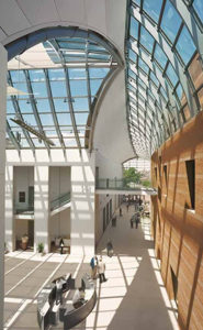 Peabody Essex Museum atrium designed by Steven Elmets Architecture