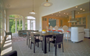 kitchen for a home in atlanta, georgia designed by steven elmets architecture