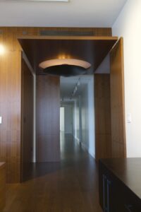 Entry way in a Boston apartment designed by Steven Elmets Architecture