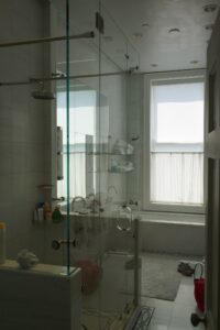 Bathroom in a private residence in Boston designed by Steven Elmets Architecture