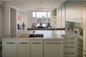 Boston apartment kitchen designed by Steven Elmets Architecture