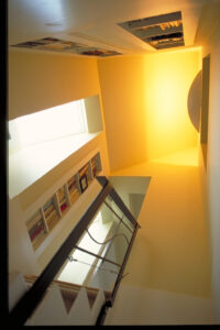 Attic stair for a renovation for a private residence in Atlanta Georgia by Steven Elmets Architecture