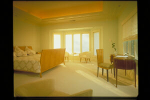 Master Bedroom in Atlanta, Georgia home designed by Steven Elmets Architecture