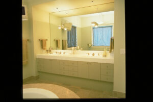 bathroom of a private residence in Atlanta Georgia designed by Steven Elmets Architecture