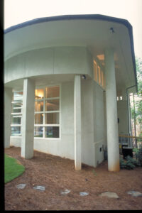 construction of a private residence in Atlanta Georgia designed by Steven Elmets Architecture