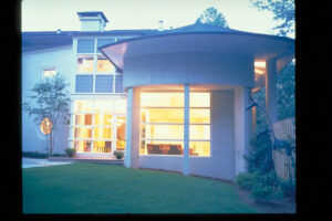 Exterior of a private residence in Atlanta Georgia designed by Steven Elmets Architecture